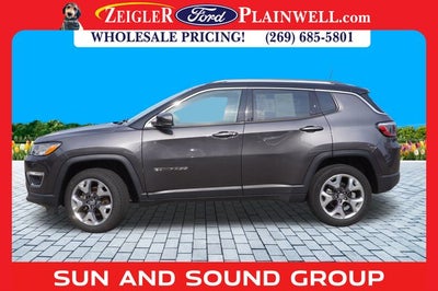 2021 Jeep Compass Limited 4x4 Leather Power Moonroof