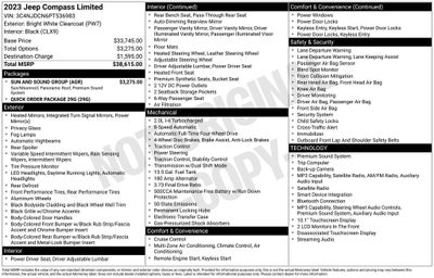 2023 Jeep Compass Limited