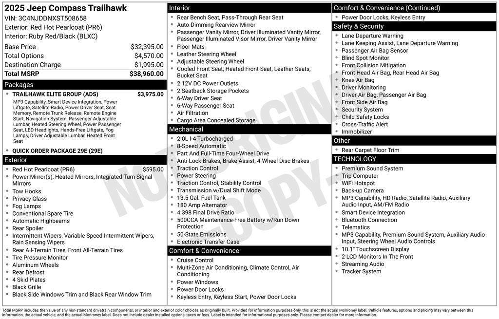 2025 Jeep Compass Trailhawk