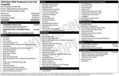 2023 RAM 3500 Tradesman