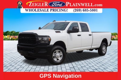 2023 RAM 3500 Tradesman 4x4 CREW CAB LONG BOX 6.4L V8 Nav HD Vinyl Seat Tr