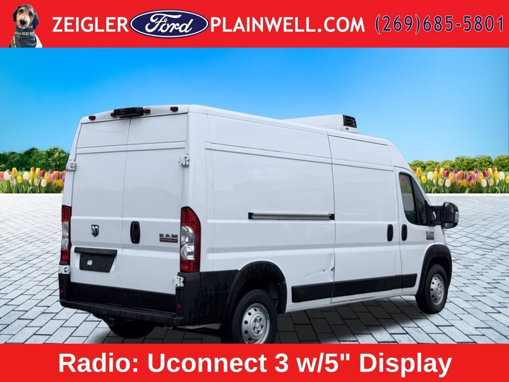 2021 RAM ProMaster 2500 High Roof High Roof 159" Wheelbase Cargo Van Rear Camera