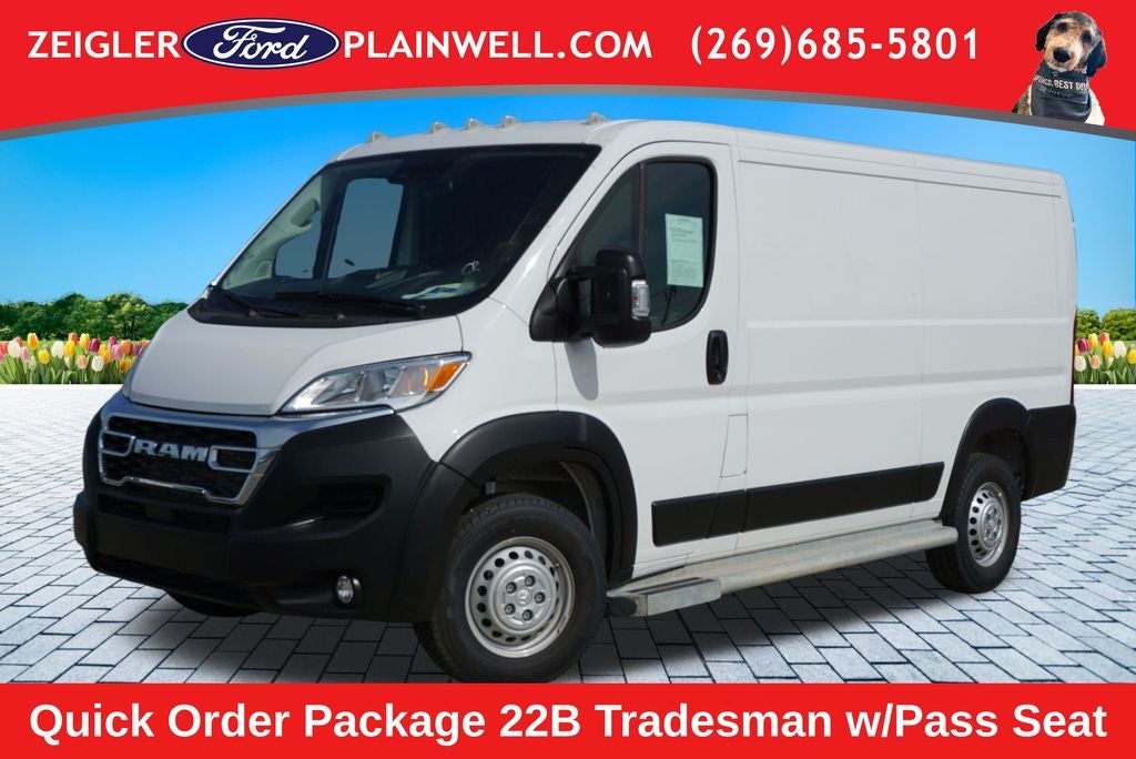 2025 RAM ProMaster 2500 Base 136" WHEEL BASE - LOW ROOF WORK VAN - REAR CAMER