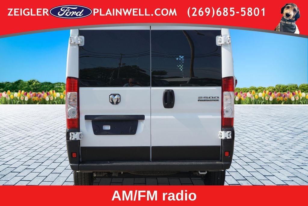 2025 RAM ProMaster 2500 Base 136" WHEEL BASE - LOW ROOF WORK VAN - REAR CAMER