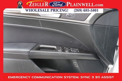 2017 Ford Fusion Energi SE Luxury Hybrid Leather Rear Camera Power Seat Sync