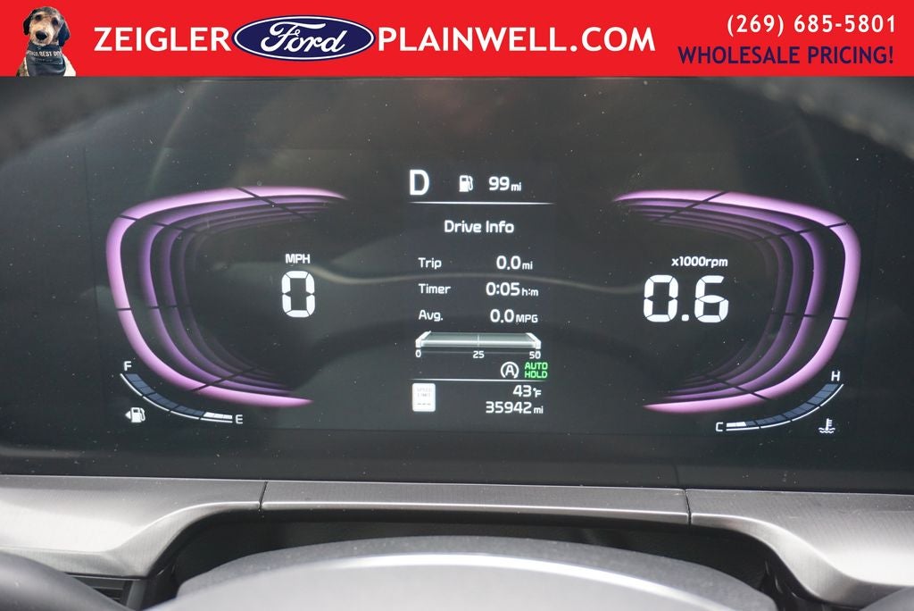 2025 Kia Telluride S V6 AWD Leather Power Moonroof Navigation Blis Blac