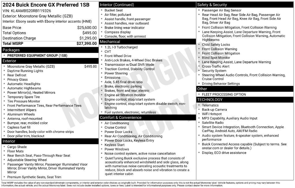 2024 Buick Encore GX Preferred