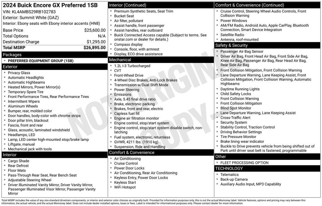 2024 Buick Encore GX Preferred