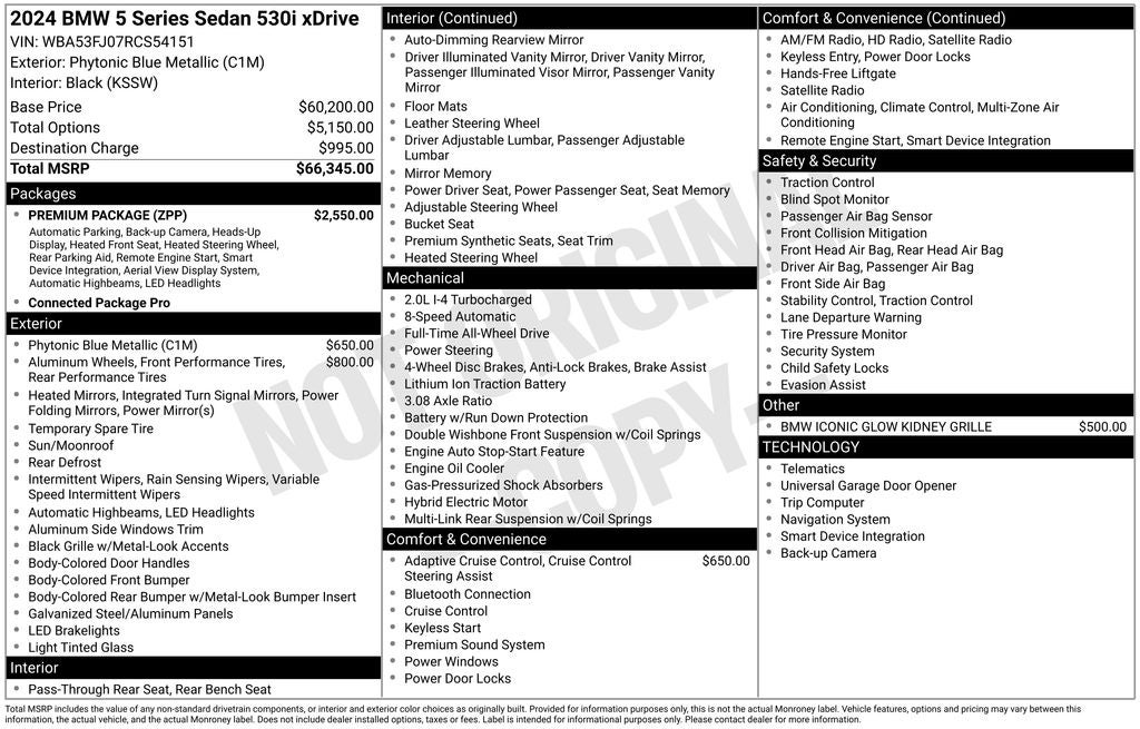 2024 BMW 5 Series 530i xDrive