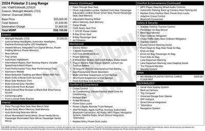 2024 Polestar 2 Long Range Dual Motor