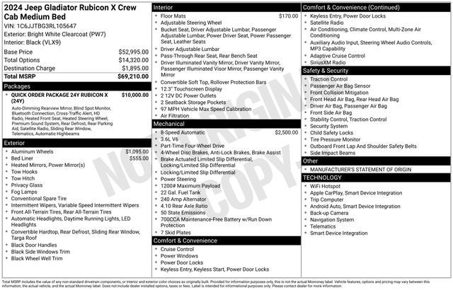 2024 Jeep Gladiator Rubicon