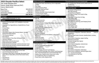 2025 Chrysler Pacifica Select