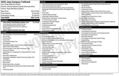 2022 Jeep Compass Trailhawk 4x4