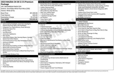 2023 Mazda Mazda CX-30 2.5 S Premium