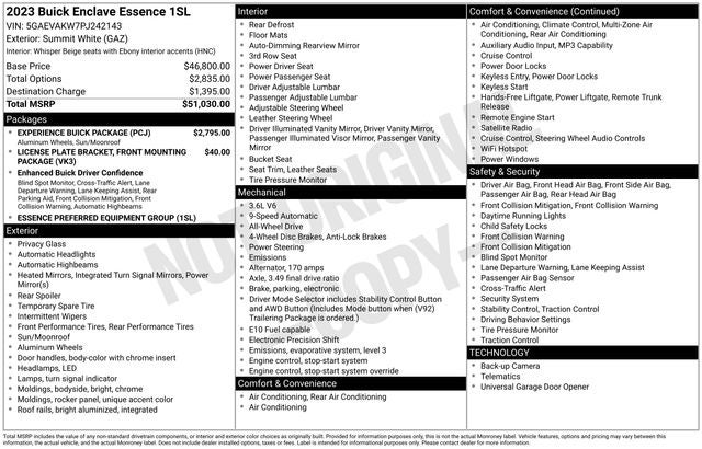 2023 Buick Enclave Essence AWD