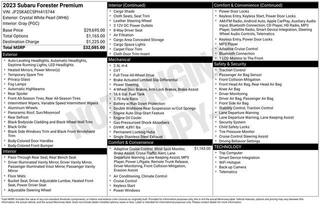2023 Subaru Forester Premium