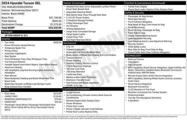 2024 Hyundai Tucson SEL