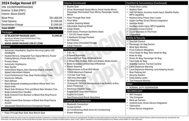 2024 Dodge Hornet GT